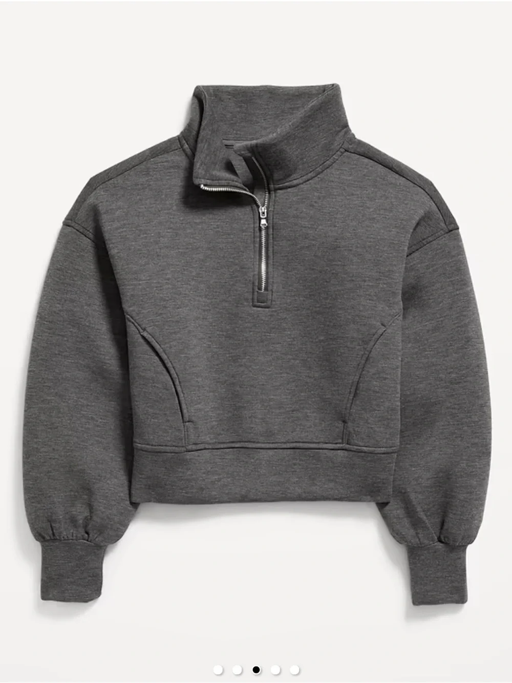 Girls bounce fleece half-zip sweatshirt